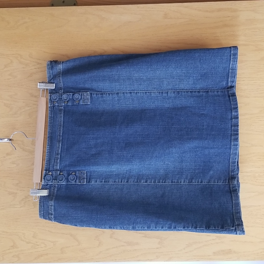 JJill stretch denim skirt 16 petite